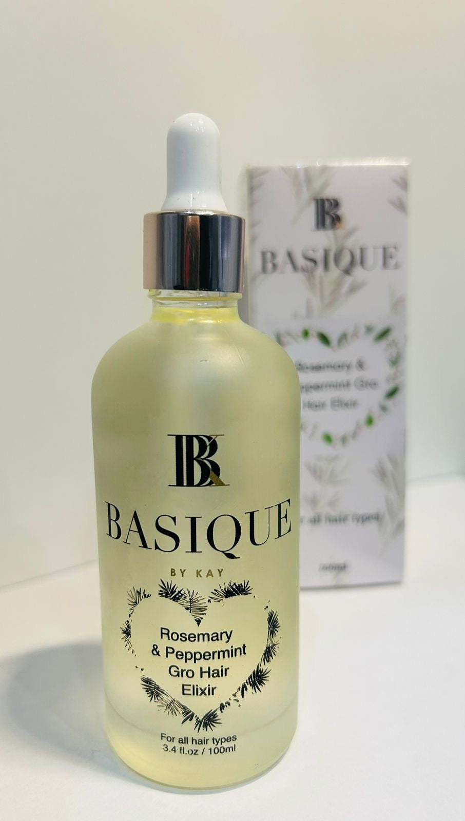 Rosemary & Peppermint Gro Hair Elixir – Basique By Kay